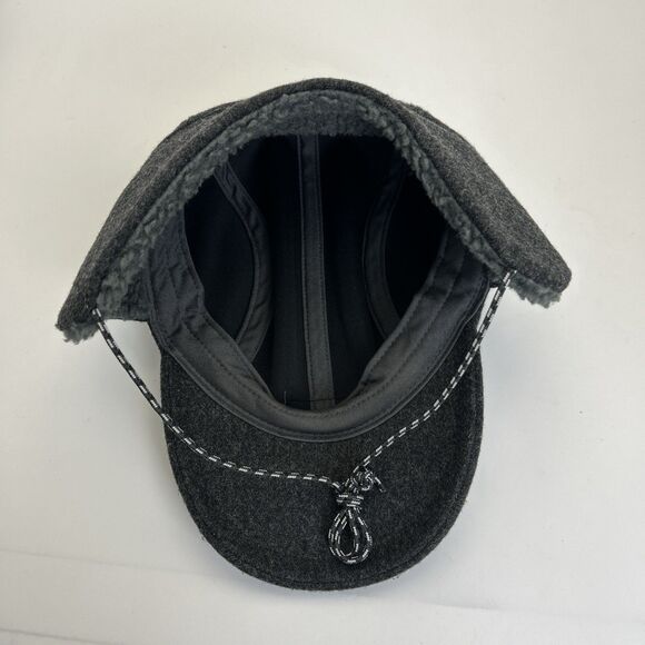 PATAGONIA Duckbill Hat Vintage Wool Winter Ear flap Outdoor Cap Size M 7 1/4 - Picture 5 of 6